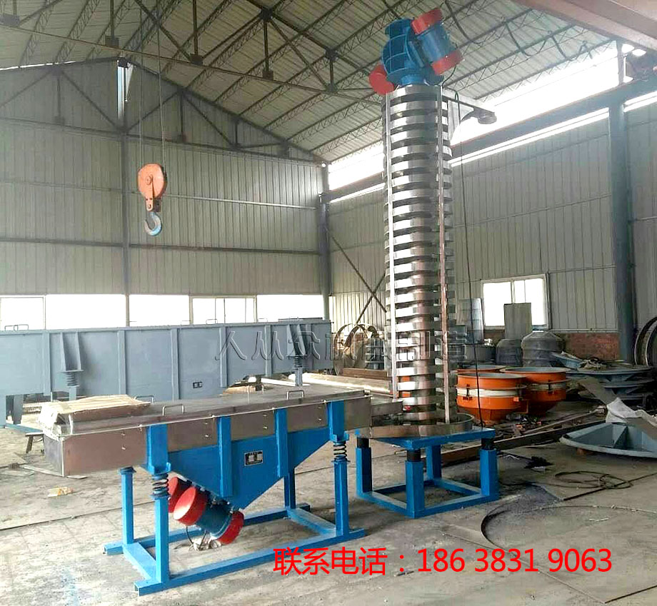 螺旋提升機+直線篩1